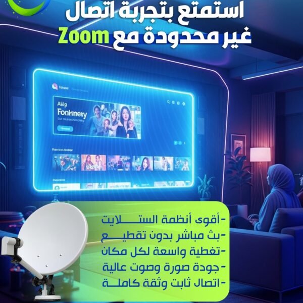 Zoom لخدمات الستالايت